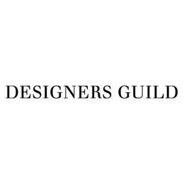 Testo “DESIGNERS GUILD” su sfondo bianco