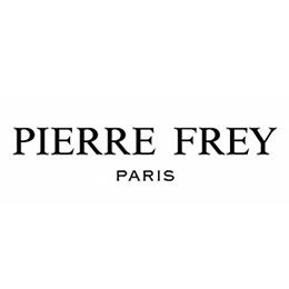 Logo di Pierre Frey Paris in caratteri serif neri su sfondo bianco.