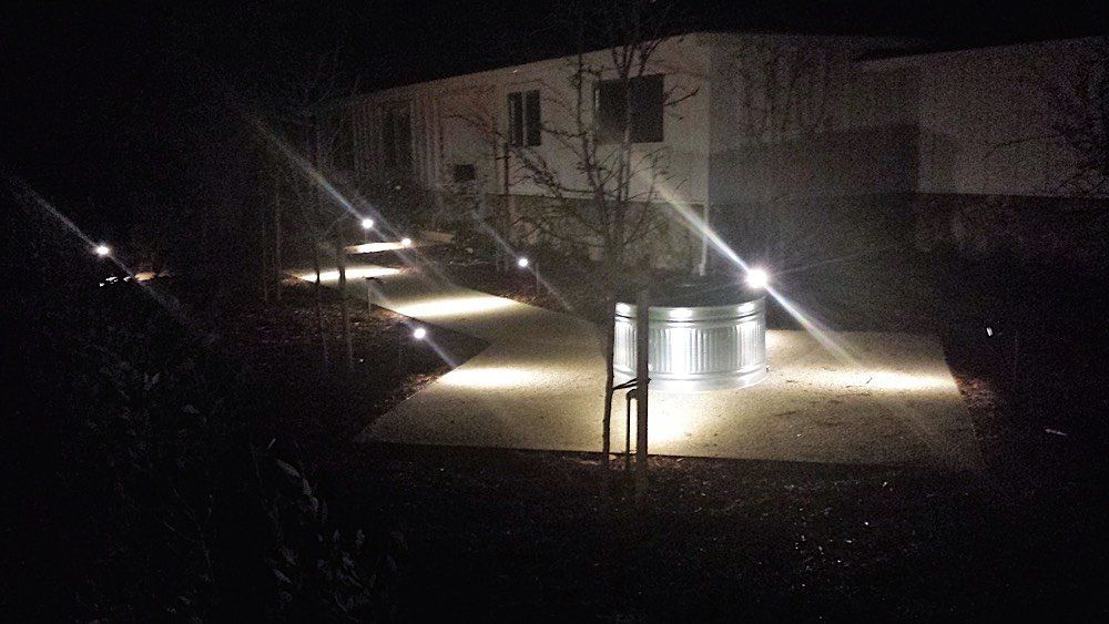 Backyard night lights | Napa, CA | Van Winden Landscaping, Inc.