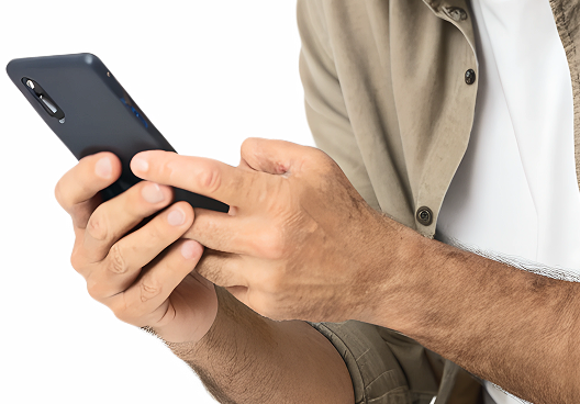 Man Holding a Phone | Certified Auto Repair