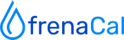 Logotipo con forma de lágrima azul y la palabra
