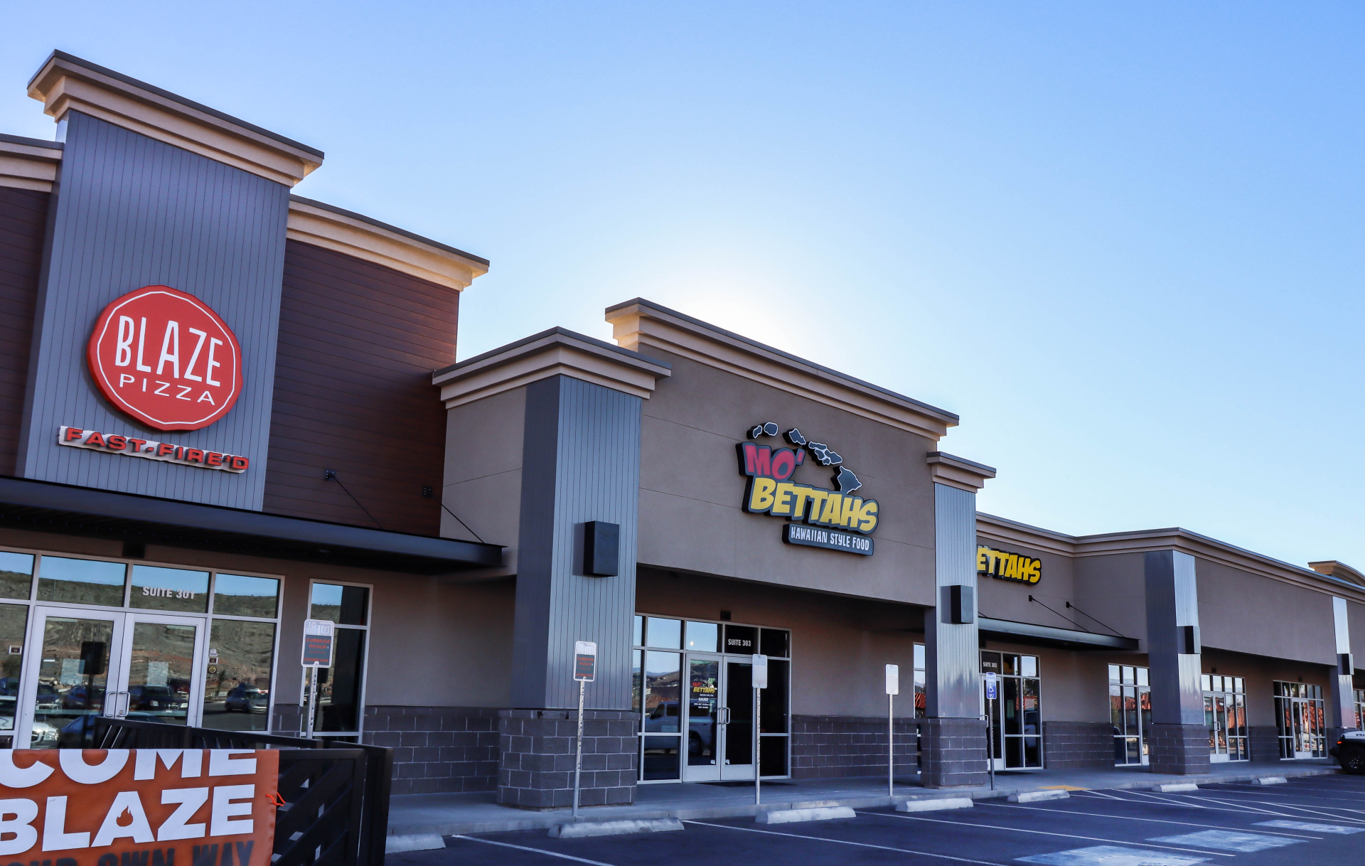 Retail strip project St. George City