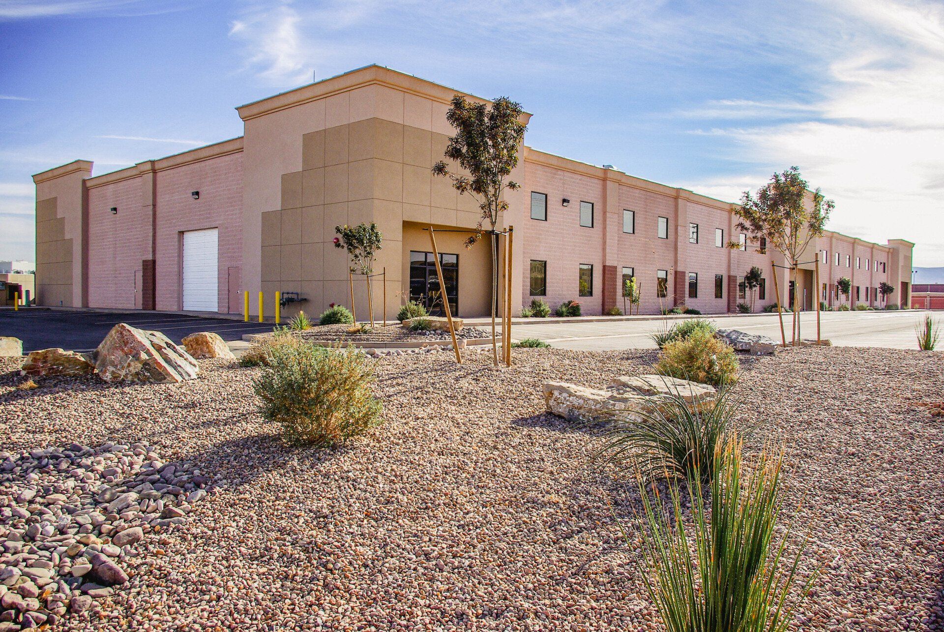 Commercial buildings in Fort Pierce Business Park built by JMI Constructors