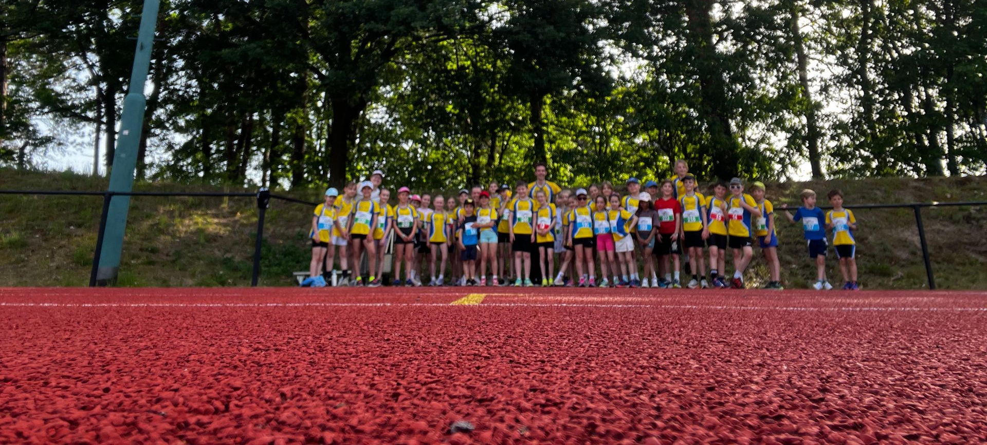 Foto met de pupillen U8, U9 en U10