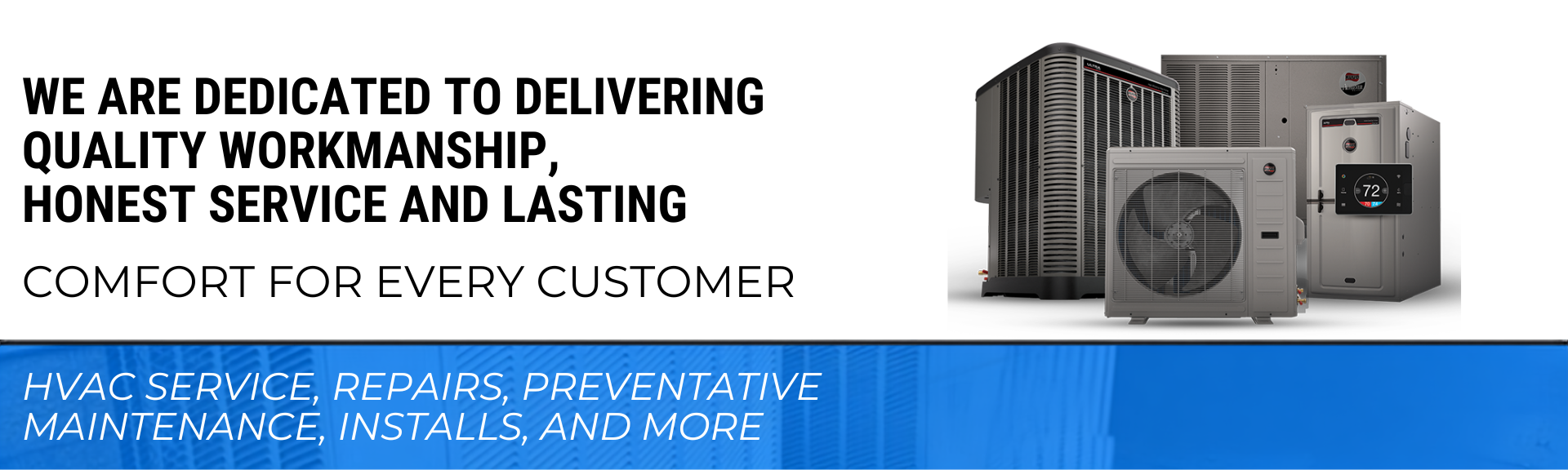 HVAC equipment with 