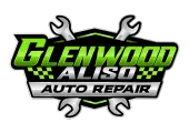 Logo for Demo Auto Repair: text with a gear icon, red and navy colors.