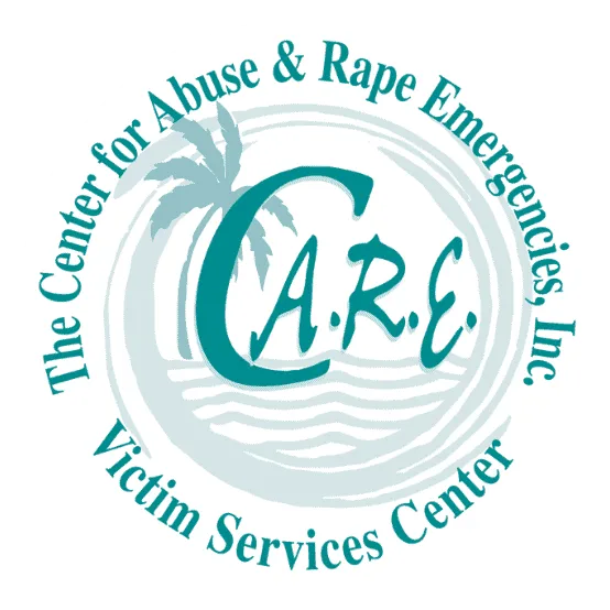 Logo for The Center for Abuse & Rape Emergencies, Inc. with teal