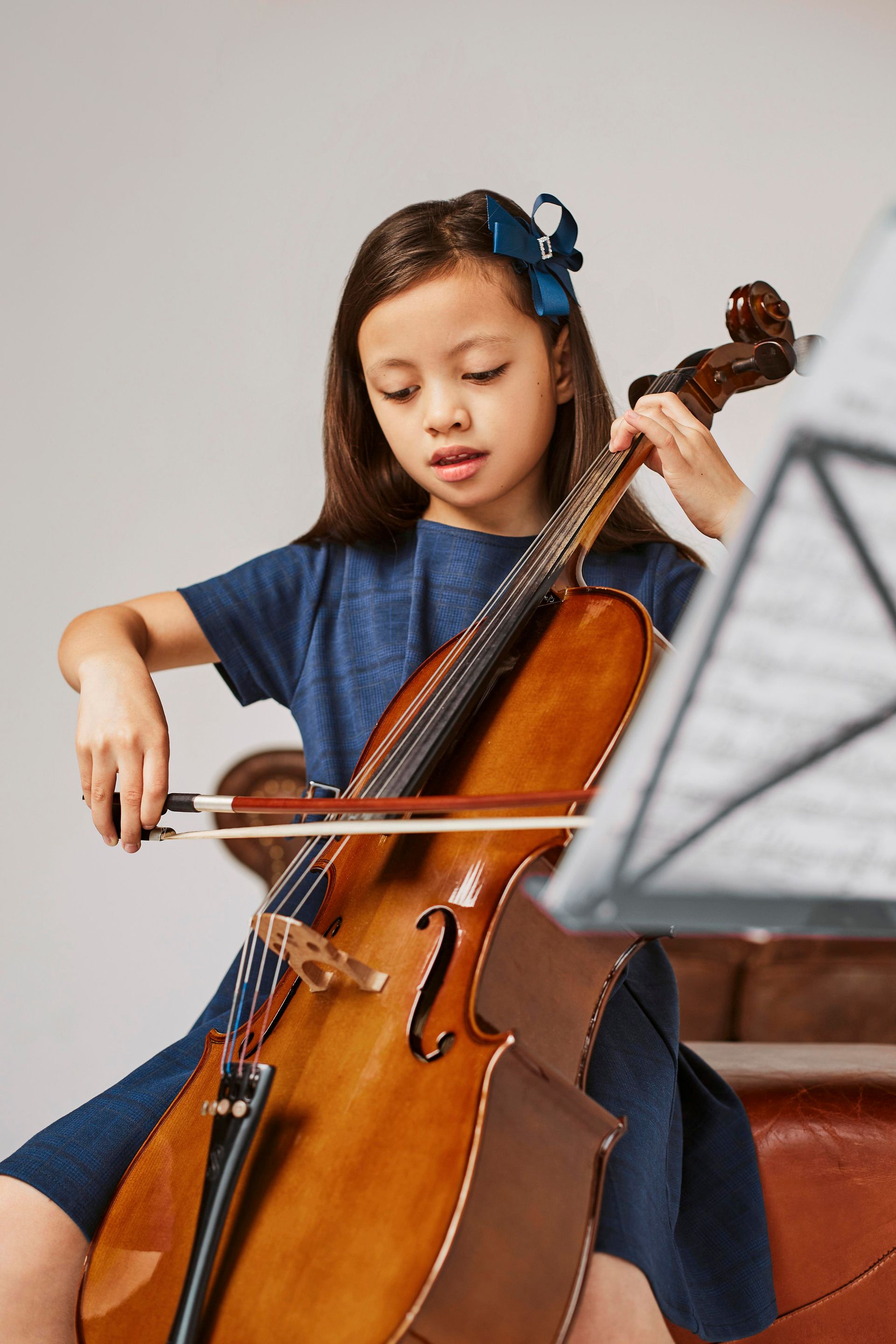 child playing cello