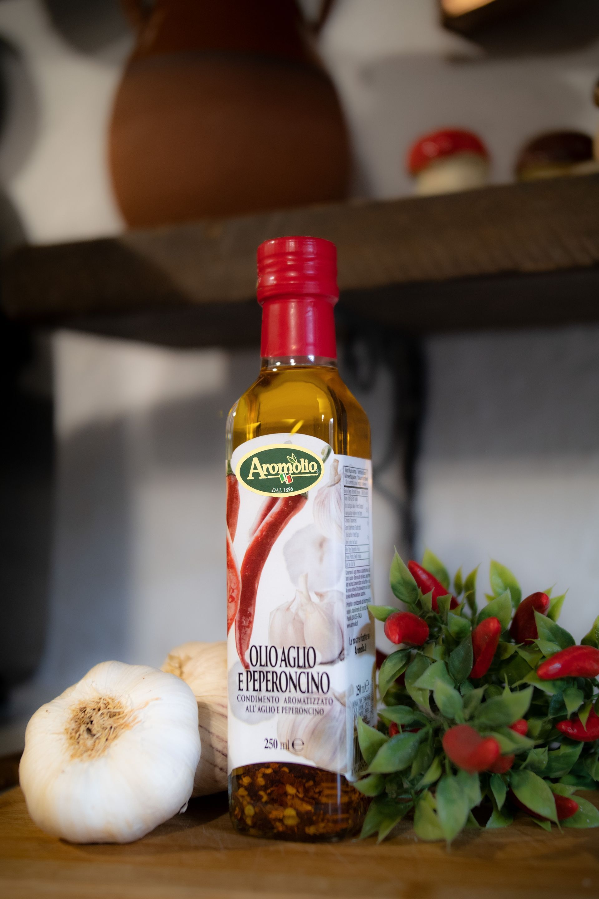 Aromolio - olio extravergine di oliva e olio aromatizzato