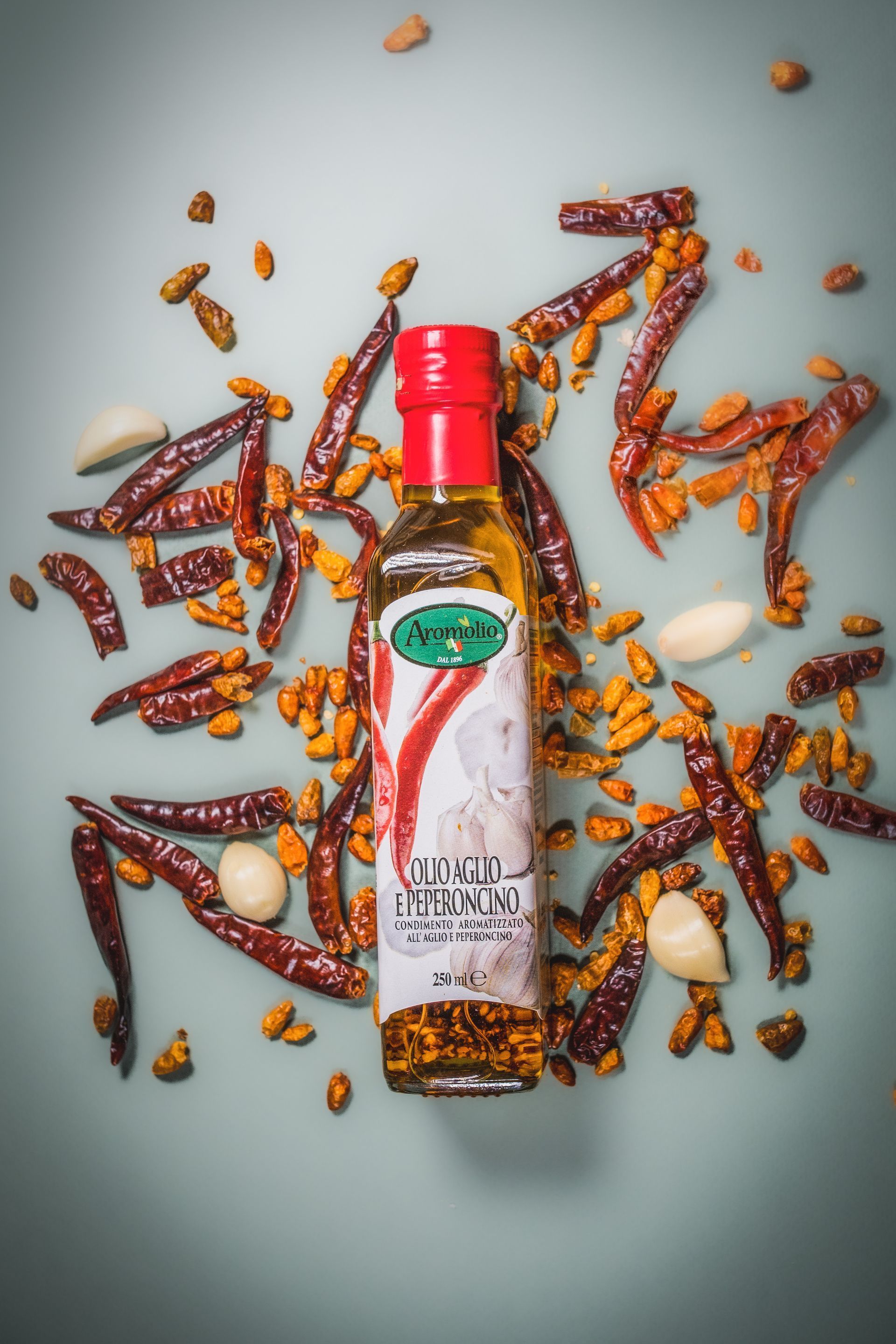 Aromolio - olio extravergine di oliva e olio aromatizzato