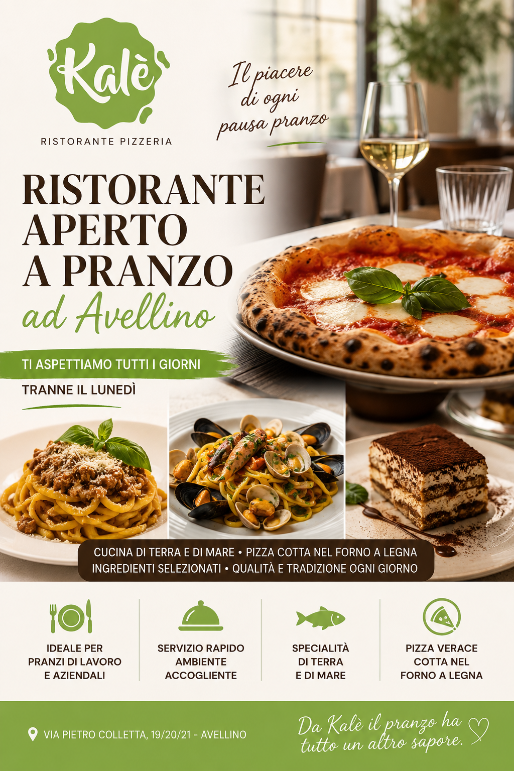 Ristorante aperto a pranzo Avellino