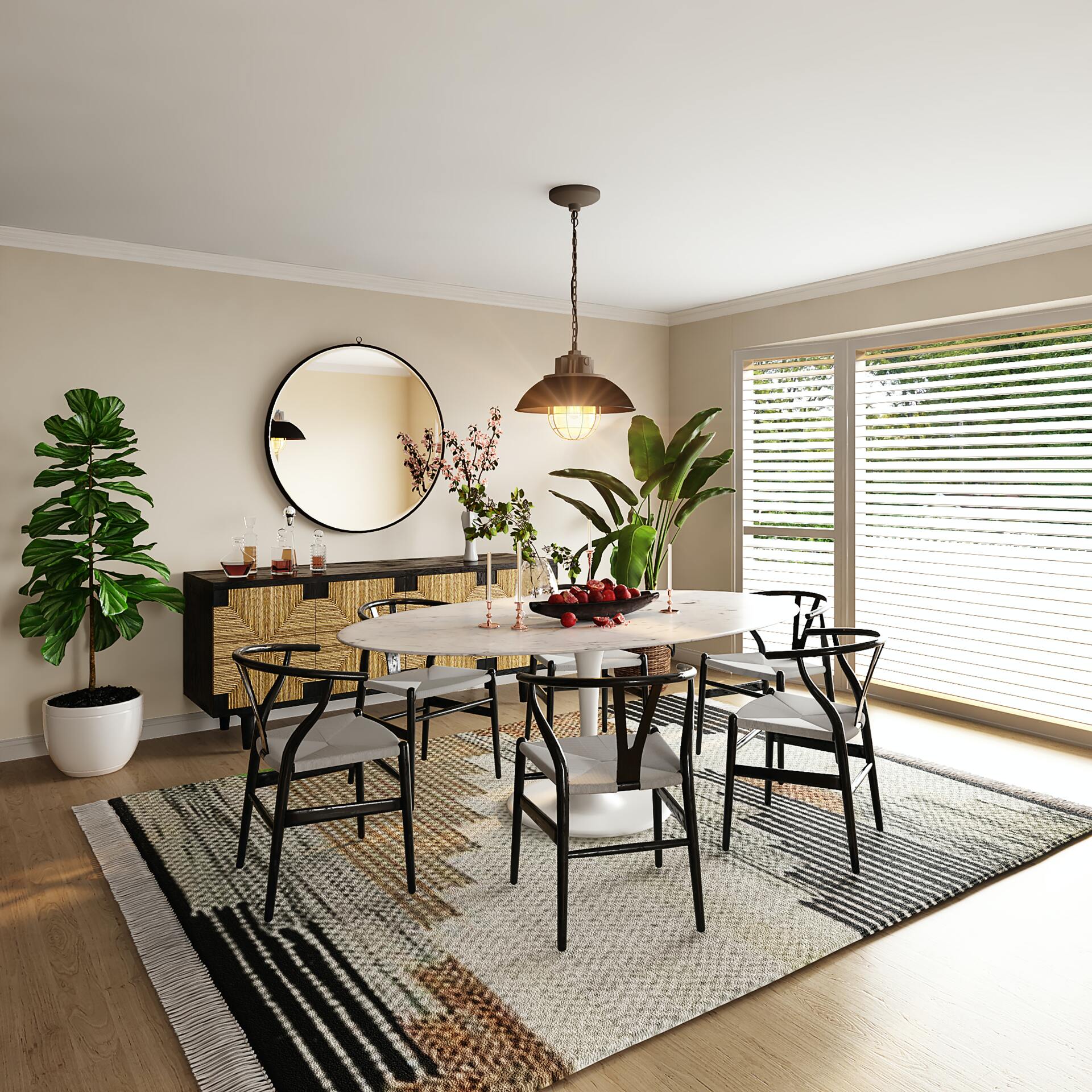 New dining setup after renovation