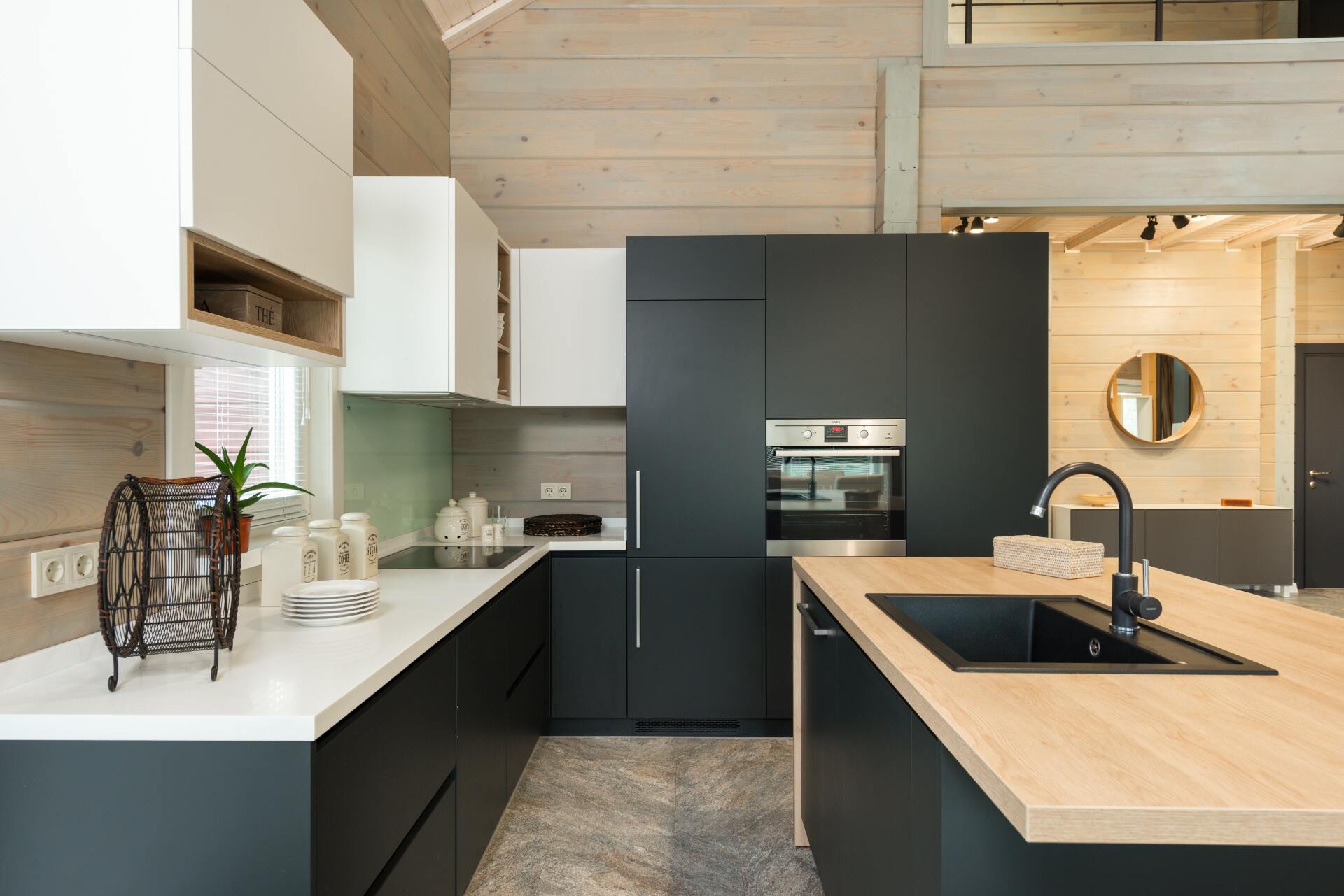 Modern kitchen setup