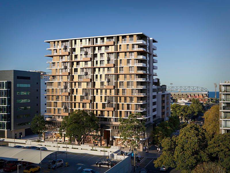 An apartment building on a street — Commercial Painting Group in Canberra, ACT