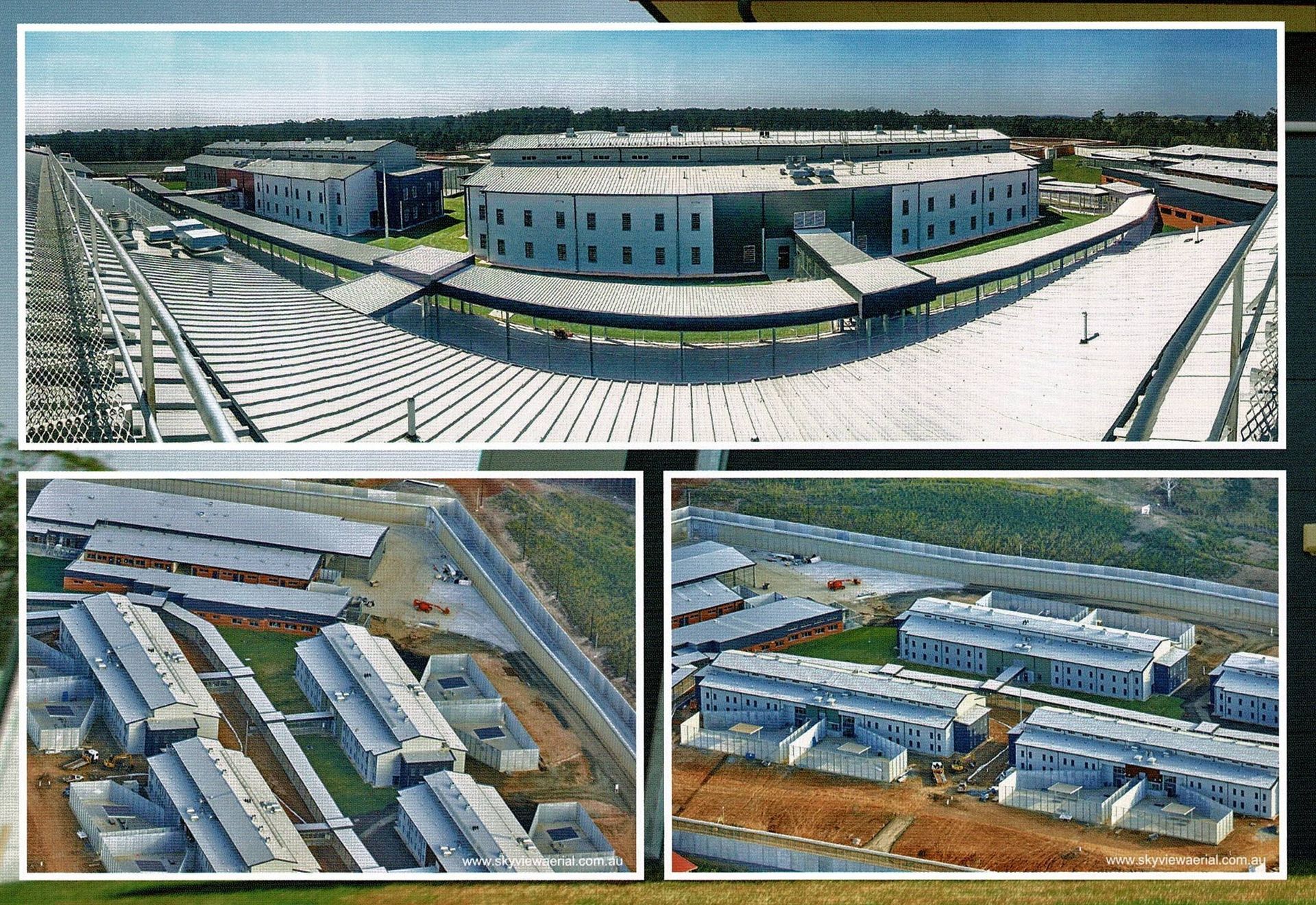 Aerial views of a correctional centre — Commercial Painting Group in Kembla Grange, NSW
