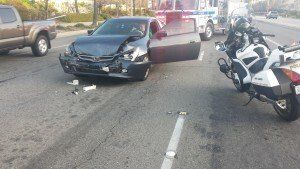 aftermath of a car accident