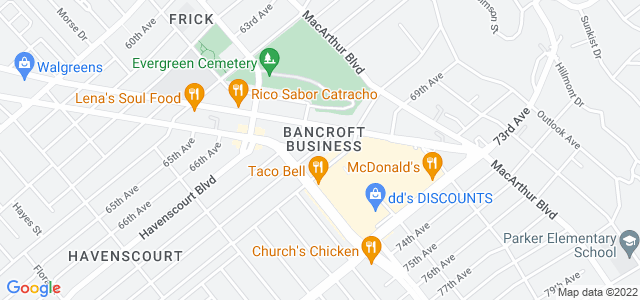 Map of business location