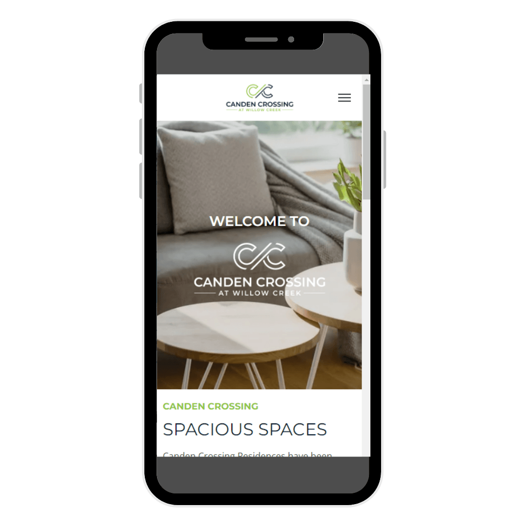 iPhone displaying Online Portal