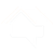 A white speech bubble in the shape of a house on a white background.