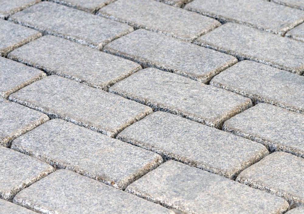 Stretcher Bond Block Paving configuration
