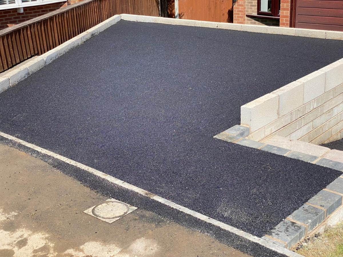 Charcoal tarmac driveway in Bulwell Nottingham