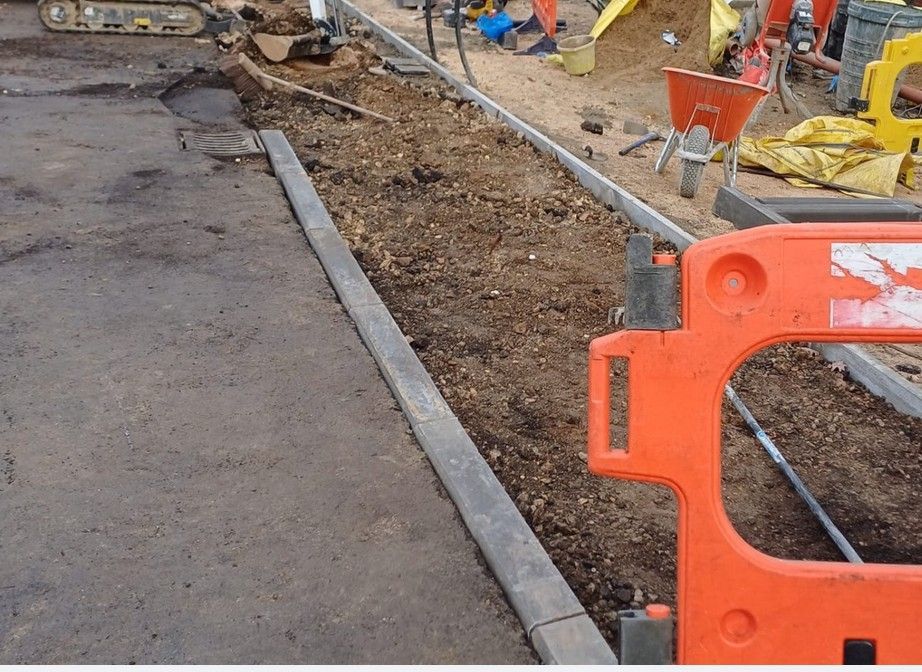 Driveways & Paving Nottingham building a drop kerb in Nottingham