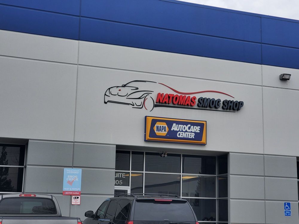 Front shop sign  | Natomas Smog Shop & Auto Repair
