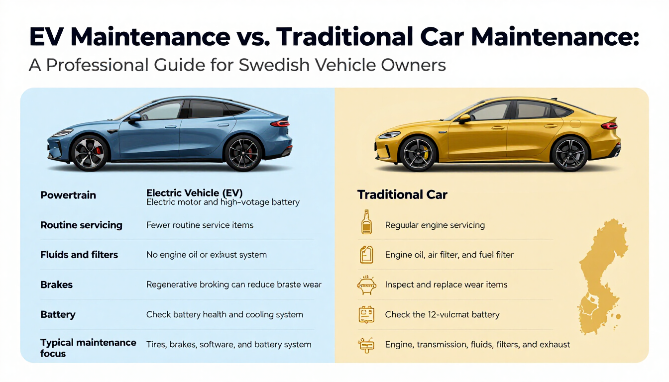 EV Maintenance vs Traditional Car Maintenance | EV Repair Sweden | TuneTec
