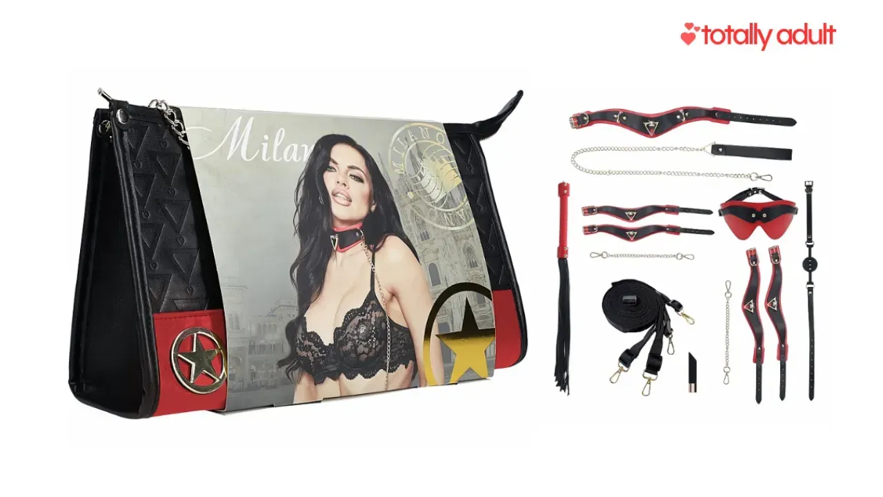 A BDSM toy set featuring restraints, whips, and collars, offering the best sex toys for men looking to explore BDSM thrills and elevate their pleasure with the perfect gear.