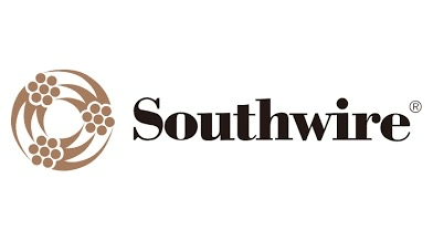 Southwire logo: Circle with brown cable clusters and "Southwire" text.