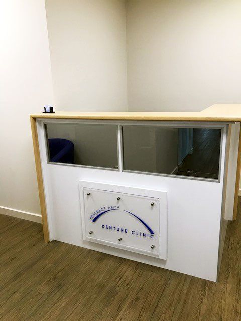 Clinic counter | Ringwood, VIC | Abstract Arch Denture Clinic