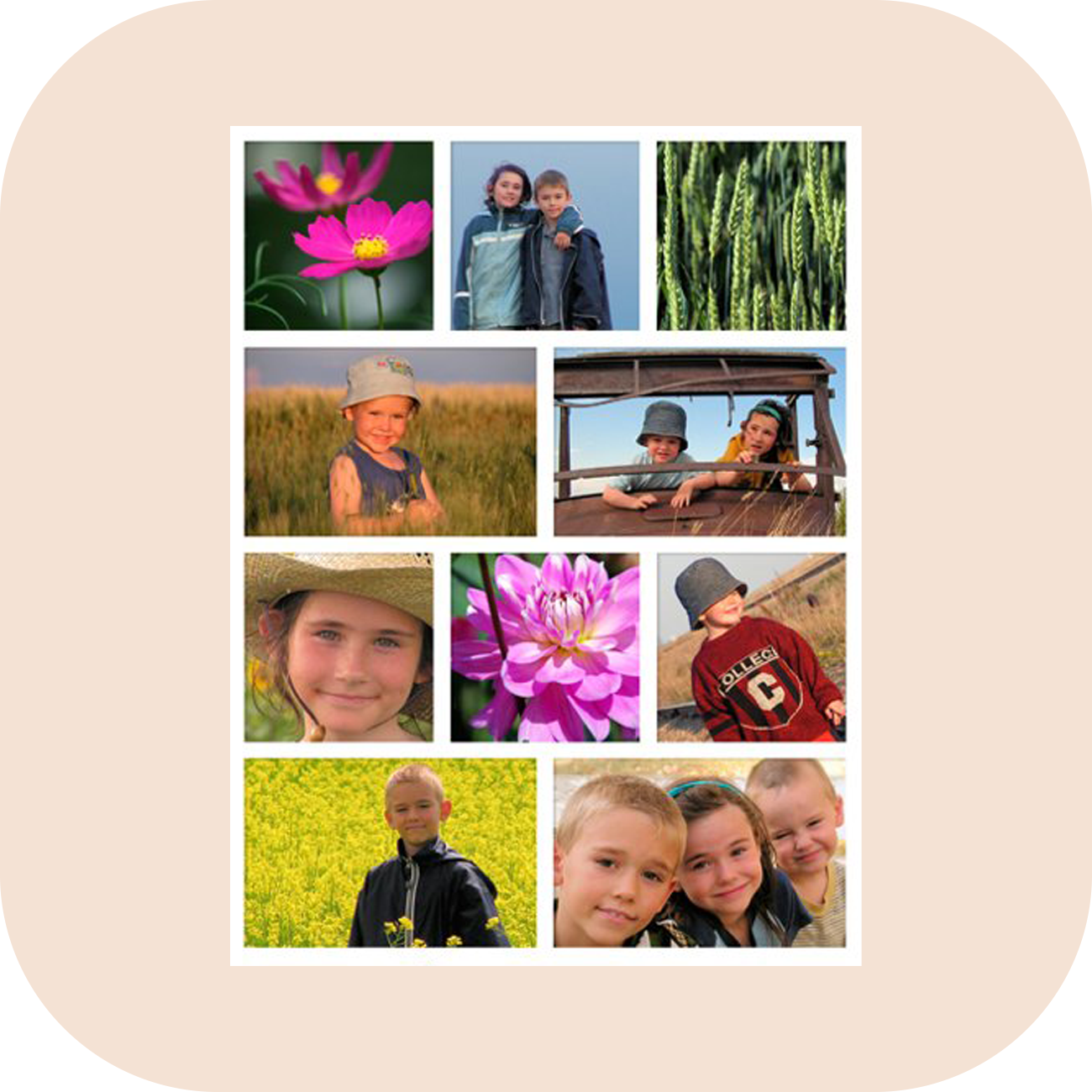 Collages Button