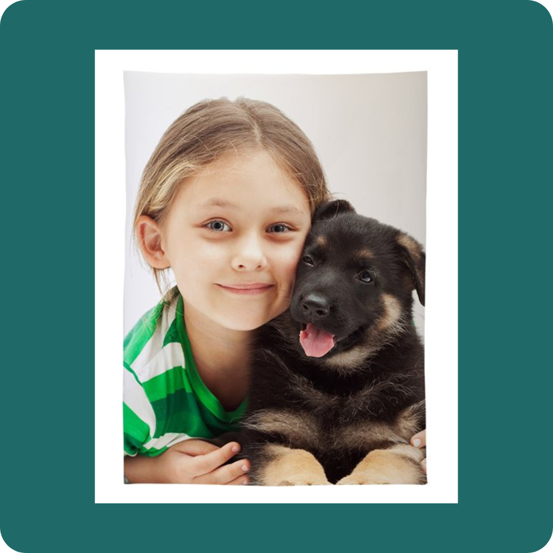 Photo Blanket Button