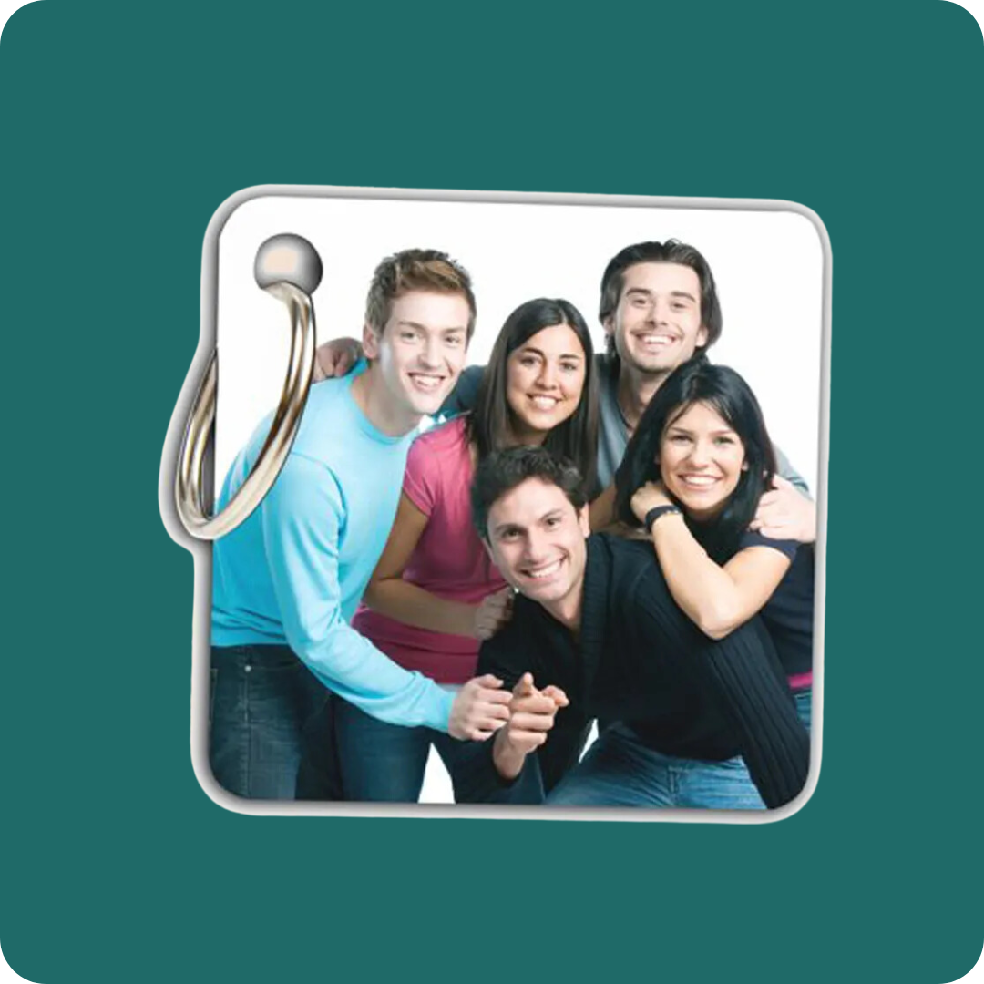 Photo Keychain Button