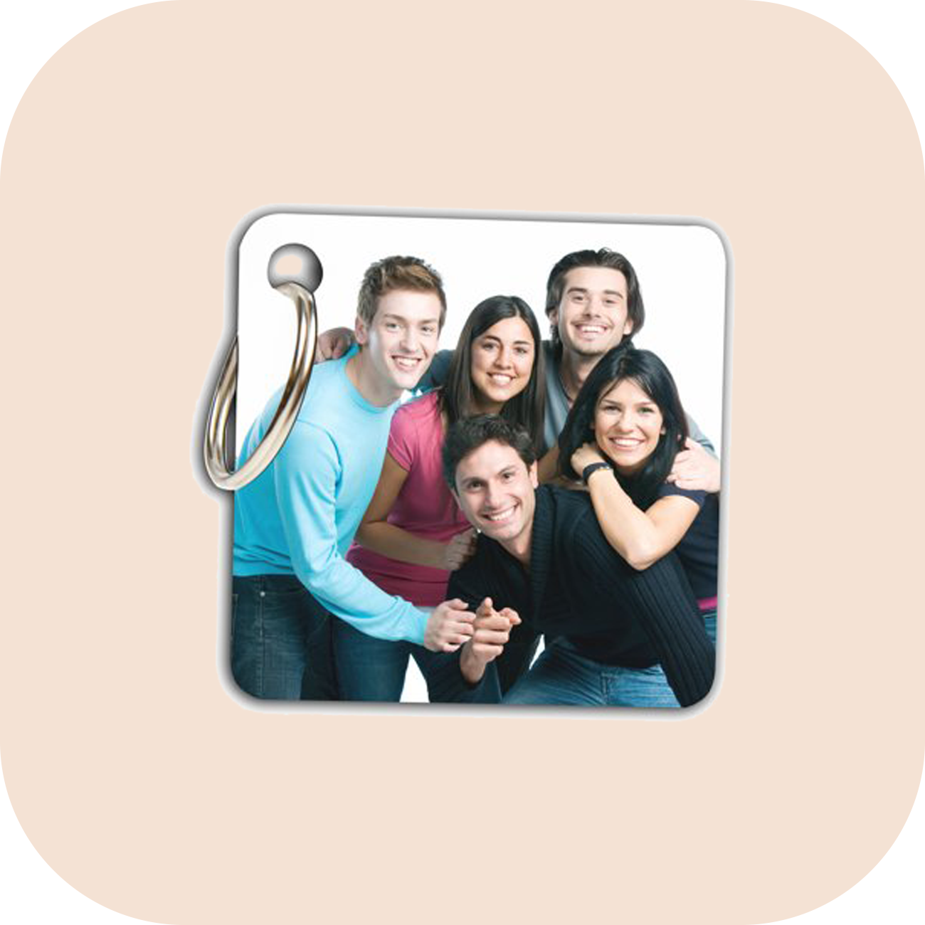 Photo Keychain Button