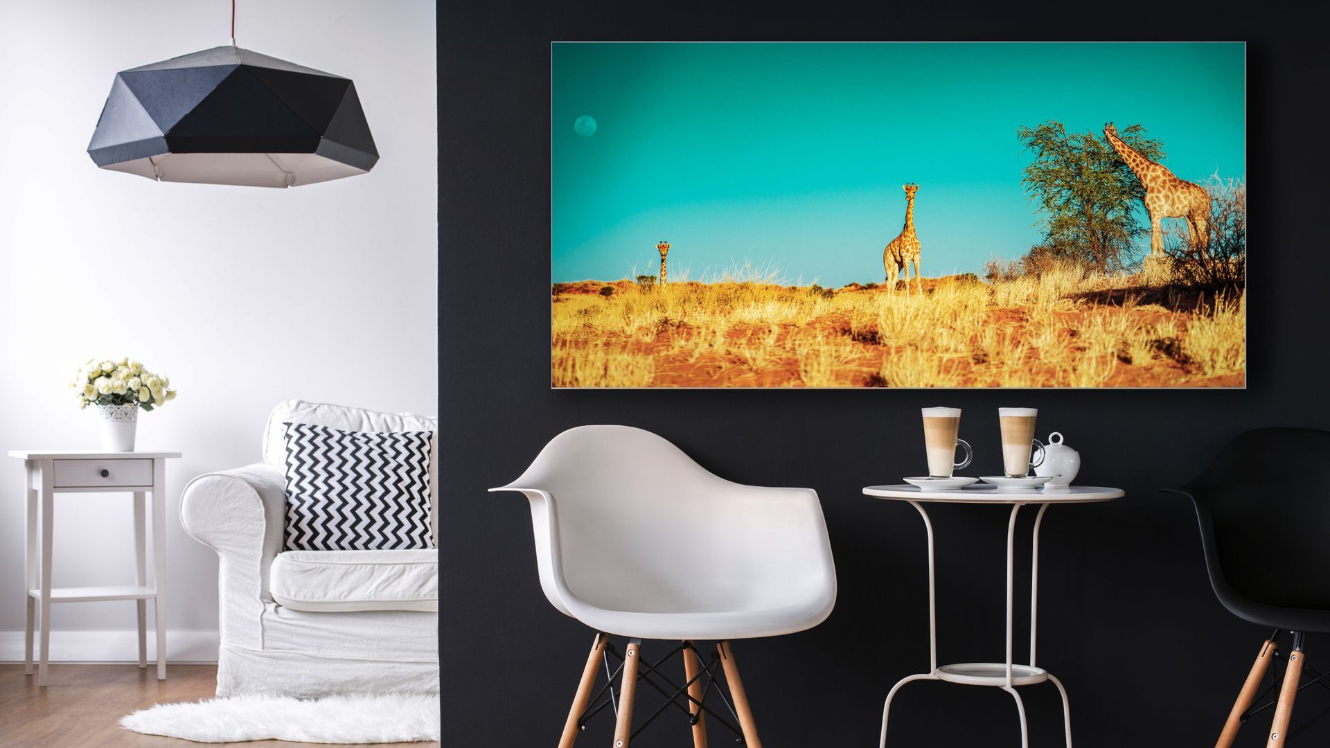 fabric print displays large wall art