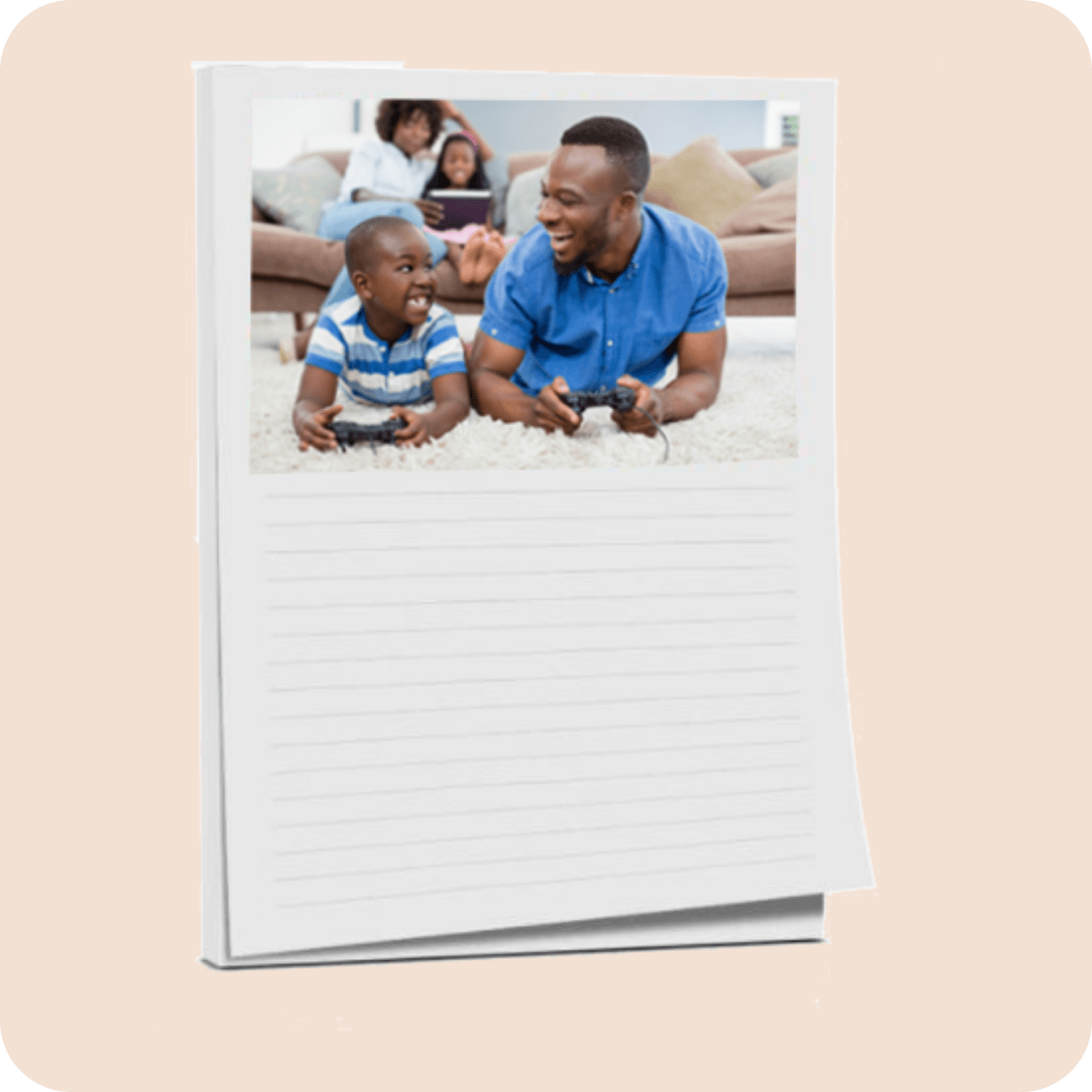 Custom Photo Notepad Button