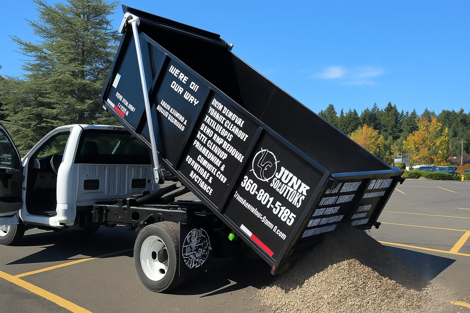 gravel delivery, landscaping delivery