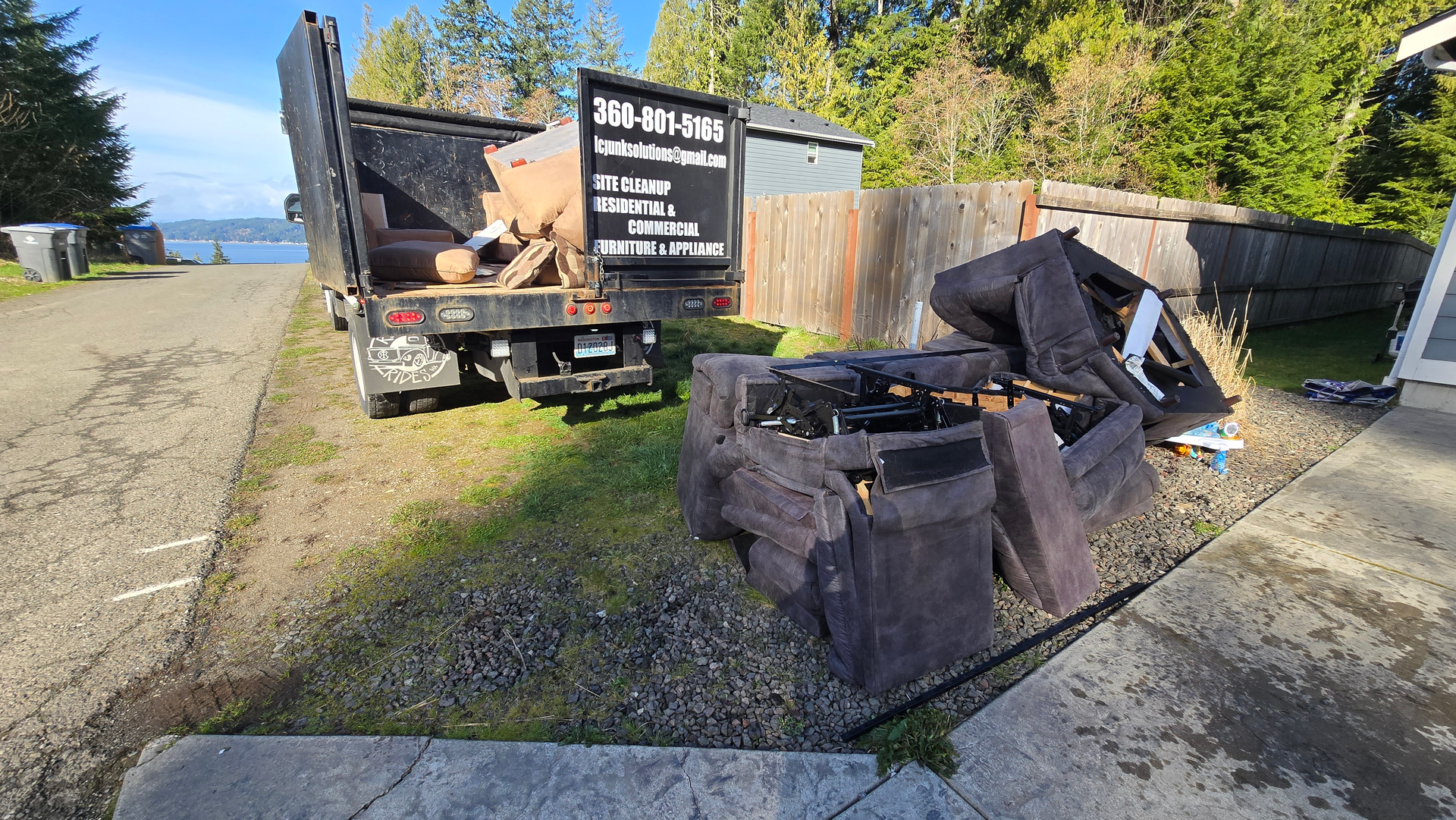 Junk removal, furniture removal