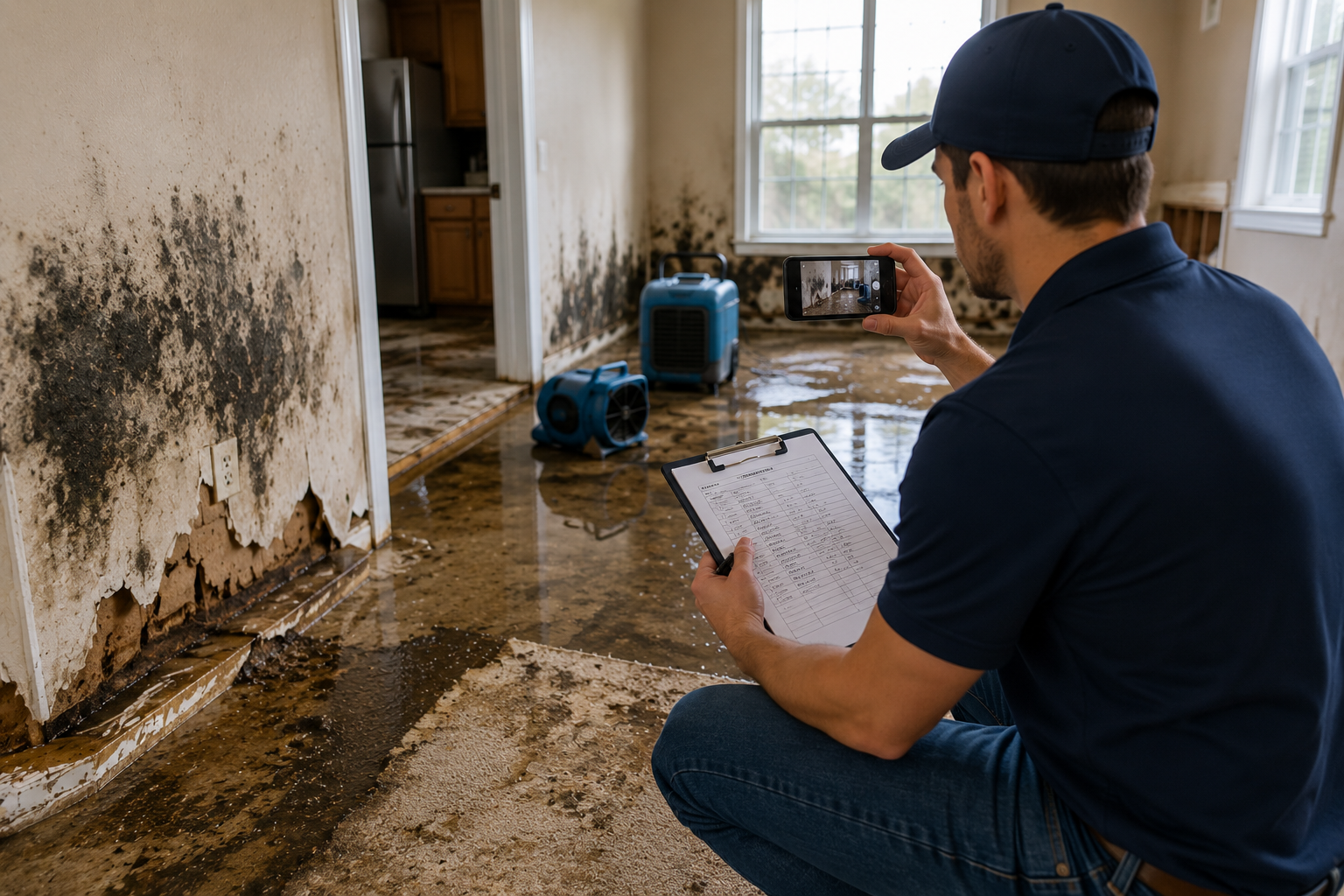 water damage repair Vista CA