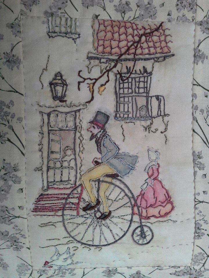 Patroon Anton Pieck, de goede oude tyd quilt in het Nederlands