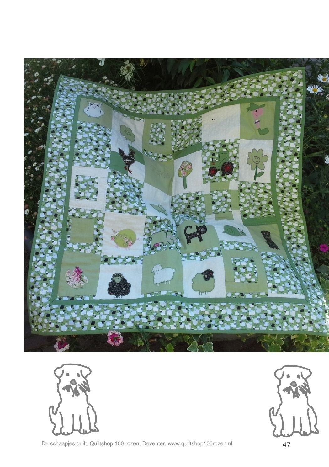 Patroon boek De Schaapjes Quilt in het Nederlands