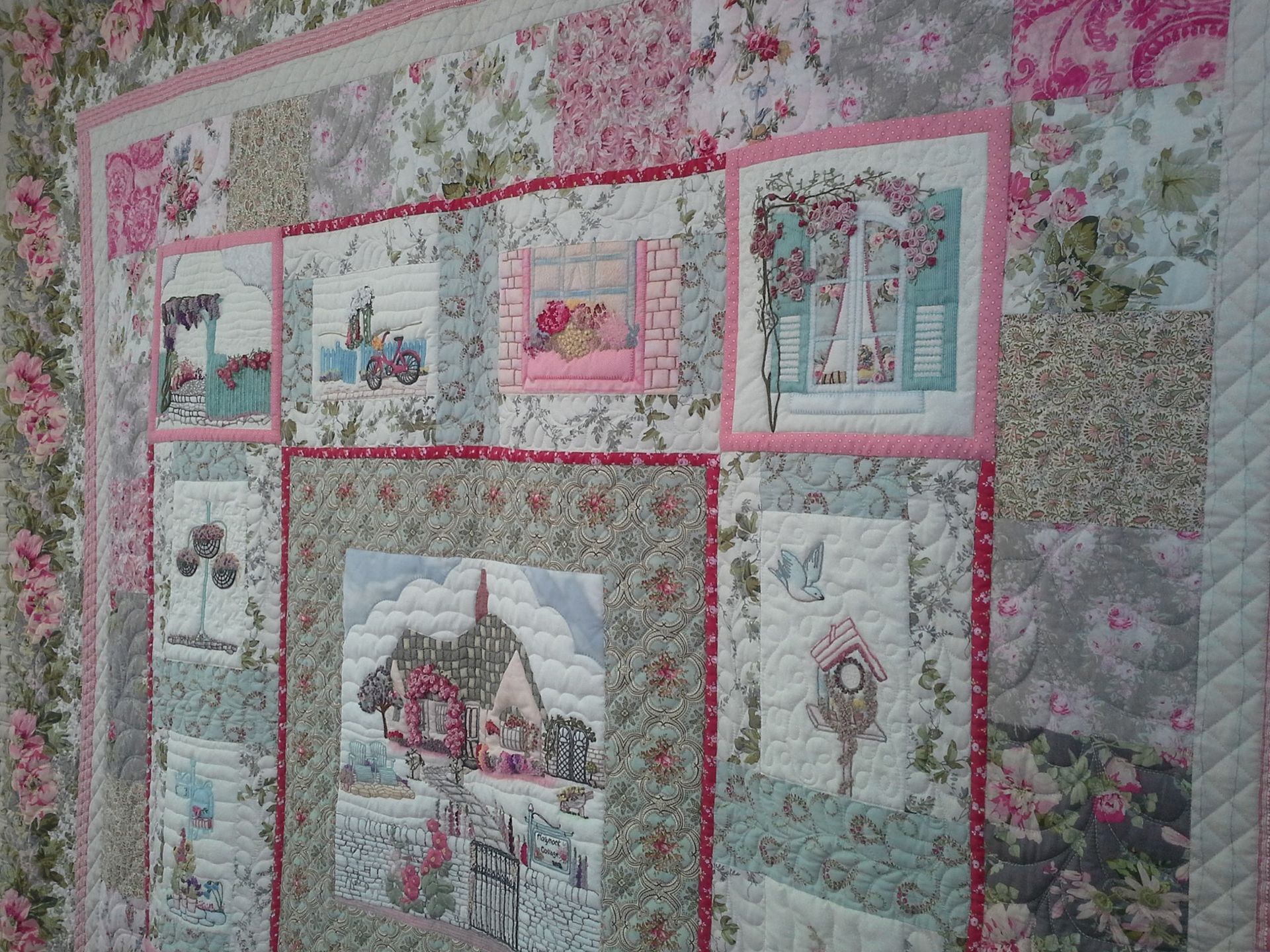 Patronen voor English Country Garden quilt