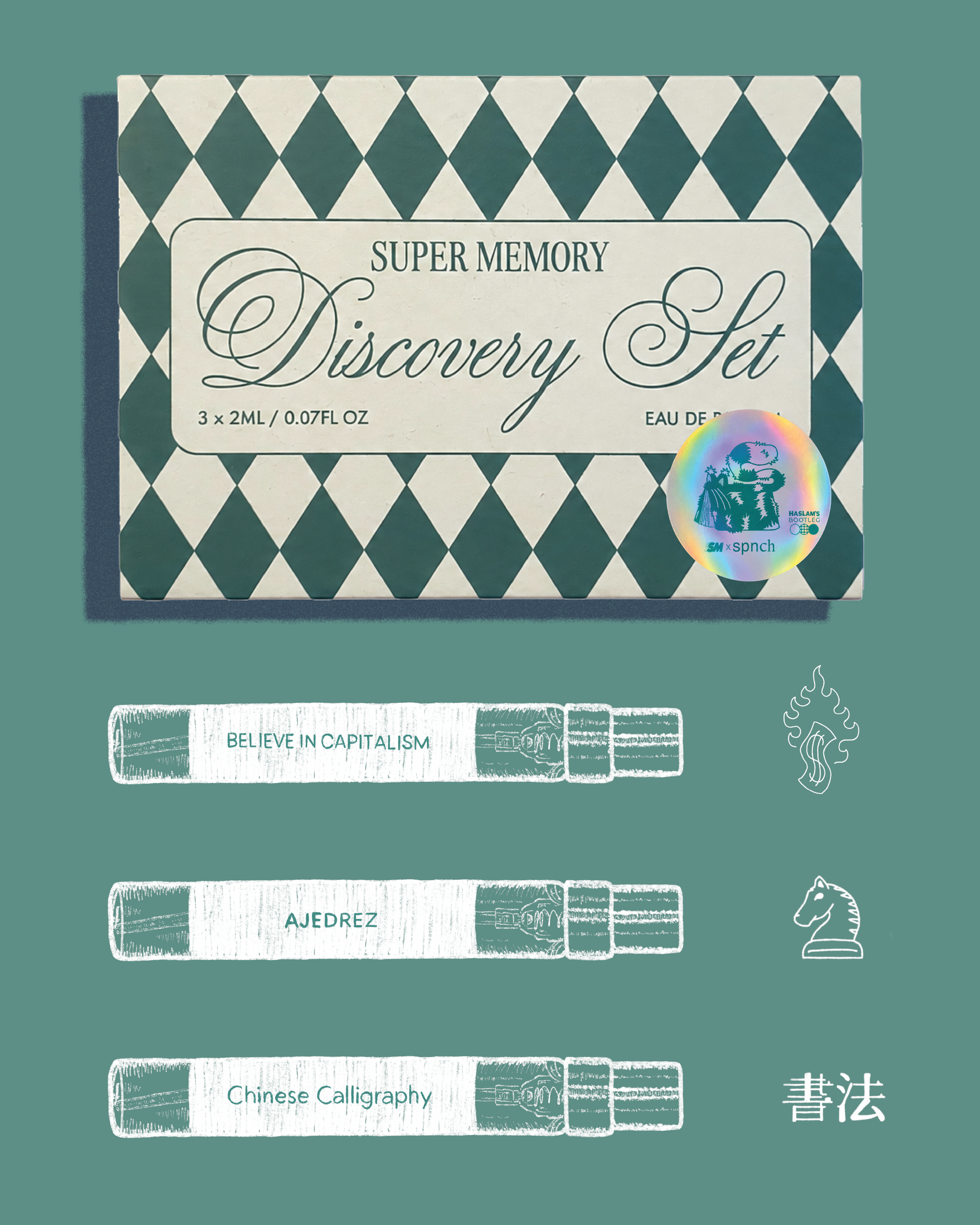 Super Memory x SPNCH - Haslam's Bootleg Fragrance Set