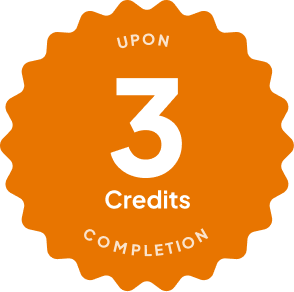 Badge: 4 Credits Upon Completion