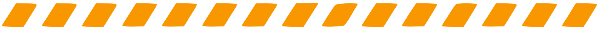 Vertical orange and white stripes.
