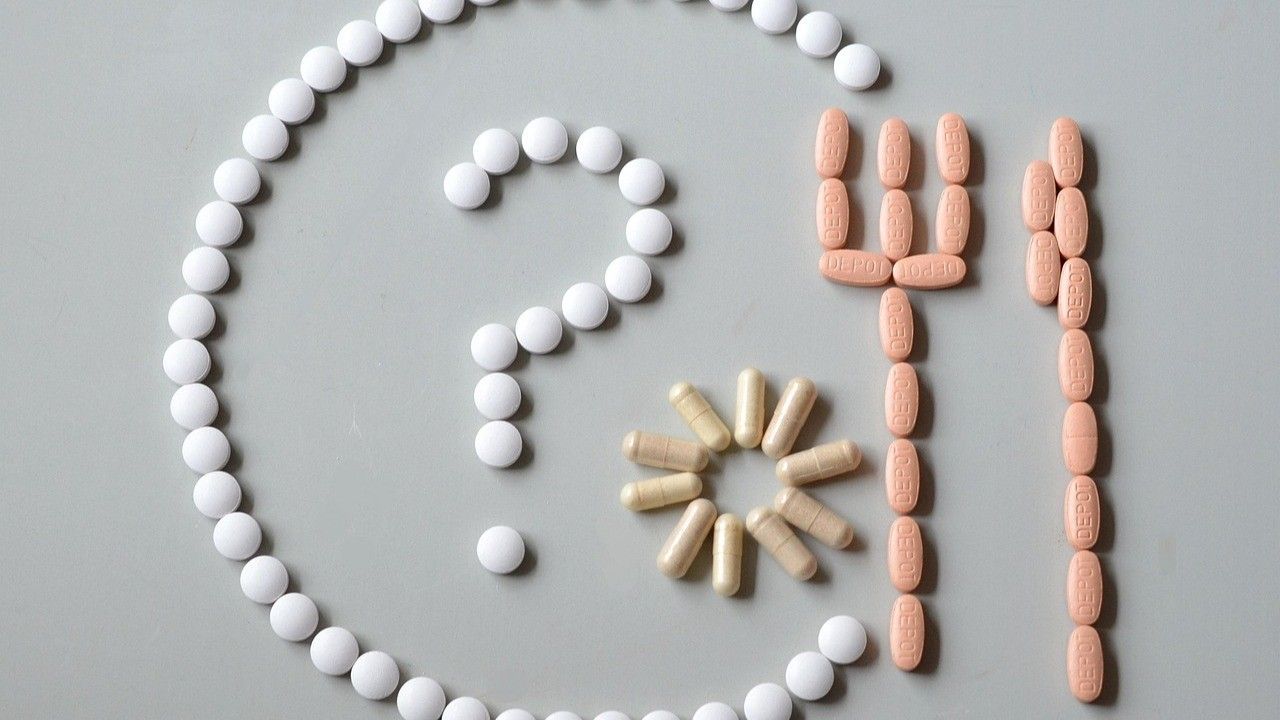 Vraagteken - melatonine - pillen.