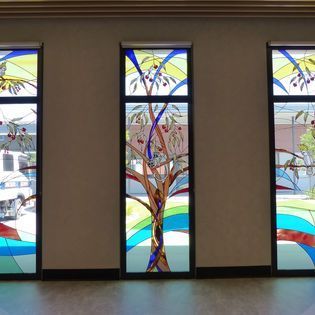 colored glass