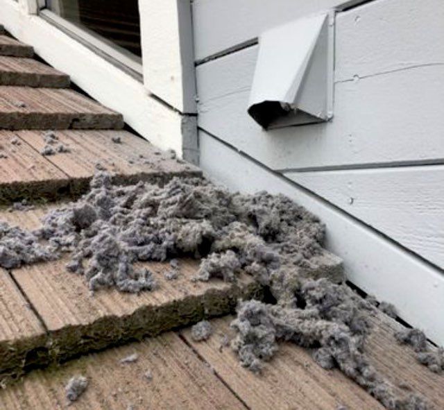 a dryer vent being cleaning in phx az
