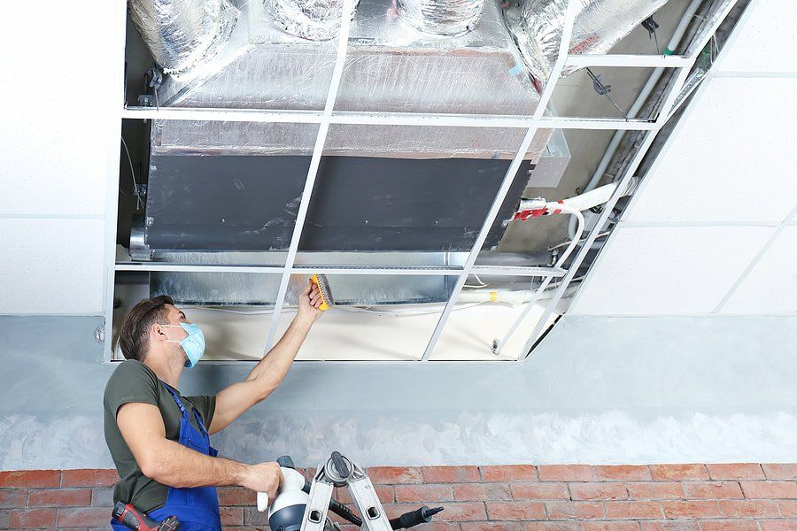 an air duct being cleaning in phoenix az